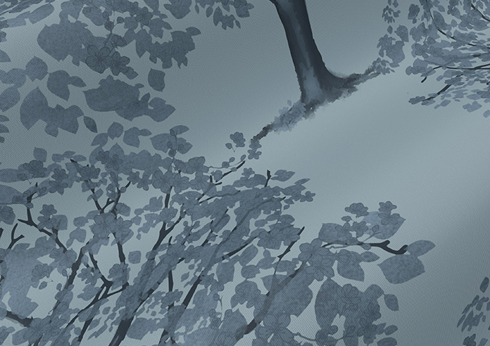 Classic Woodland, Monochrome - Twist&Fit Roller Blind - Image 4